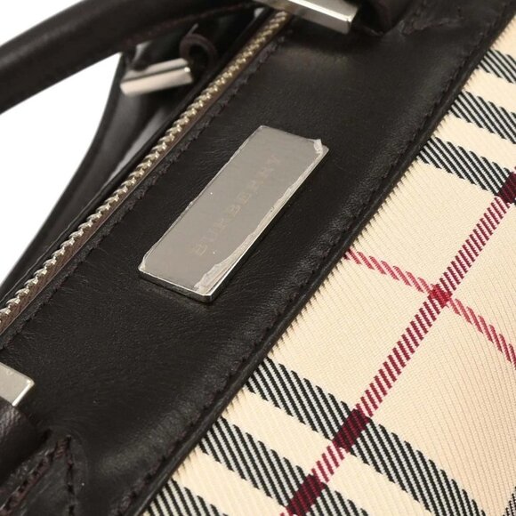 Burberry Beige Burberry Check Handbag - Picture 4 of 11